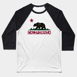 California Flag Baseball T-Shirt